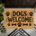 Dogs Welcome Paw Prints and Bones for Pet-Loving Homes, Entryways and Dog Owners Doormat - 5