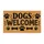 Dogs Welcome Paw Prints and Bones for Pet-Loving Homes, Entryways and Dog Owners Doormat - 6