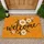 Daisy Welcome Lettering for a Cheerful Spring Entryway Gift for Flower Lovers Doormat - 1