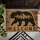 Black Bear Mountain Forest Welcome for Rustic Cabin Entry and Wilderness Lodge Doormat - 5