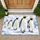 Emperor Penguin Family Winter Inspiration for Faith-Filled Holiday Home Decor Doormat - 1