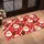 Santa Faces, Candy Canes and Snowflakes for Cheerful Christmas Holiday Decorating Doormat - 2
