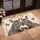 Donkey Pair and Orange Butterflies for Cozy Homes and Encouraging Everyday Moments Doormat - 2