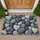 Heart-Shaped River Stones for Serene Natural Entryway Style in Calm Modern Living Spaces Doormat - 1