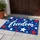 Red White and Blue Stars for Patriotic Fourth of July Porch Celebrations Doormat - 4