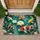 Five Koi And Lotus Pond For Serene Feng Shui Inspired Home Living Doormat - 1