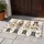Four Christmas Nutcracker Soldiers with Snowflakes for a Festive Holiday Home Doormat - 4