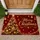 Golden Christmas Tree and Starry Lights for Festive Holiday Entryway Seasonal Cheer Doormat - 1