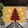 Red Buffalo Plaid Christmas Tree and Snowflakes for a Cozy Christmas Entryway Decor Doormat - 5