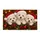 Three Santa Hat Puppies With Berries for Cozy Christmas Holiday Cheer Doormat - 6