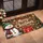 Snowman and Merry Christmas Rustic Holiday Scene for a Cheerful Seasonal Entryway Doormat - 2