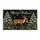 Rustic Reindeer And Snowy Pine Trees For A Cozy Christmas Holiday Celebration Doormat - 6
