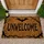 Black Bat and Thorny Branches for a Spooky Halloween Night Entryway Statement Doormat - 1