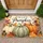 Watercolor Pumpkin Harvest for Cozy Autumn Entryways and Seasonal Home Styling Doormat - 1