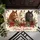 Three Christmas Horses With Holly for a Festive Home, A Gift for Horse Lovers Doormat - 5