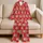 Personalized Pet Face Pajamas – Custom Dog & Cat Photo, Fair Isle Reindeer Ugly Sweater Satin Pajama Set Christmas Gift - 5