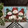Three Snowmen with Pine and Berries for Cozy Christmas Entryway Holiday Cheer Doormat - 5
