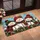 Three Snowmen with Pine and Berries for Cozy Christmas Entryway Holiday Cheer Doormat - 2