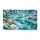 Turquoise Winter Forest Snow Scene With Gold Ornaments For A Magical Christmas Home Doormat - 6