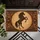 Rearing Horse Medallion for Rustic Western Home Entryway Décor Doormat - 5