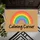 Rainbow Arc Calming Corner for a Peaceful Home Entry and Mindful Everyday Living Doormat - 5