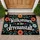 German Floral Typography for a Playful, Quirky Entryway Welcome and Home Decor Doormat - 1