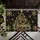 Gold Snowflake Merry Christmas Tree For Festive Holiday Home Decor Doormat - 5