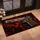 Vintage Pistol With Red Splatter for Bold Entryway Style and Classic Americana Fans Doormat - 2
