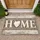 Rustic HOME Heart Wood Plank Entryway Style For Cozy Farmhouse Living Doormat - 1