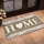 Rustic HOME Heart Wood Plank Entryway Style For Cozy Farmhouse Living Doormat - 2