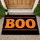 Bold Orange BOO Halloween Typography For Spooky Seasonal Entryways Doormat - 1