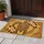 Polynesian Sea Turtle and Plumeria Motif for Relaxed Coastal Home Entryway Decor Style Doormat - 4