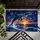Starry Dolphin Ocean Hearts for Coastal Entryway Style and Dreamy Nighttime Homes Doormat - 5