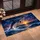Starry Dolphin Ocean Hearts for Coastal Entryway Style and Dreamy Nighttime Homes Doormat - 2