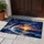 Starry Dolphin Ocean Hearts for Coastal Entryway Style and Dreamy Nighttime Homes Doormat - 4