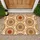 Earthy Sunburst Medallions for Relaxed Outdoor Living and Welcoming Patio Style Doormat - 1