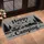 Happy Camping Camper Trailer And Pine Trees For Rustic Outdoor Adventure Enthusiasts Doormat - 2