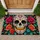 Vibrant Sugar Skull And Roses For Colorful Halloween And Year-Round Gothic Home Style Doormat - 1