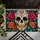 Vibrant Sugar Skull And Roses For Colorful Halloween And Year-Round Gothic Home Style Doormat - 5