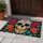 Vibrant Sugar Skull And Roses For Colorful Halloween And Year-Round Gothic Home Style Doormat - 4