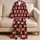 Personalized Pet Face Pajamas – Custom Dog & Cat Photo, Buffalo Check & Nordic Knit Satin Pajama Set Christmas Gift - 5
