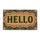 Retro HELLO Typography With Scalloped Border For A Cheerful Everyday Entryway Welcome Doormat - 6