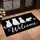 Four Cat Silhouettes and Little Mouse for a Charming Pet-Loving Home Entryway Gift Doormat - 2
