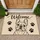 French Bulldog Welcome Paw Prints for a Cheerful Home Entryway for Frenchie Lovers Doormat - 1