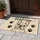 French Bulldog Welcome Paw Prints for a Cheerful Home Entryway for Frenchie Lovers Doormat - 4