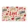 Scattered LOVE Lettering and Red Hearts for Romantic Valentine Home Entryway Decor Doormat - 6