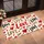 Scattered LOVE Lettering and Red Hearts for Romantic Valentine Home Entryway Decor Doormat - 2