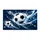 Dynamic Soccer Ball Splash in Midnight Blue for Game Day Fans and Young Athletes Doormat - 6