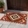 Terracotta Southwestern Diamond Motifs for Warm Rustic Bohemian Home Entryways Style Doormat - 4