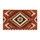 Terracotta Southwestern Diamond Motifs for Warm Rustic Bohemian Home Entryways Style Doormat - 6